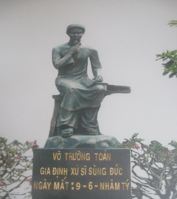 Image result for Văn bia cụ Võ Trường Toản